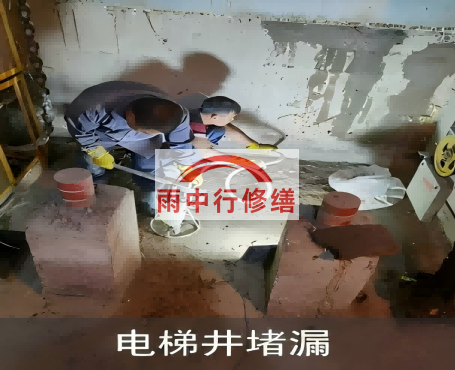 济源星雨华府电梯井堵漏案例